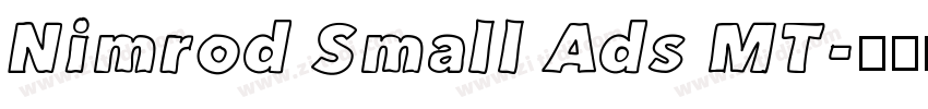 Nimrod Small Ads MT字体转换